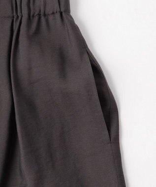 自由区 【セットアップ対応・接触冷感・UVケア・洗える】エアリーツイルキュロット パンツ バーント