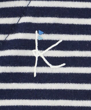 組曲 KIDS 【80-90cm】セーラーボーダー セットアップ ネイビー系1