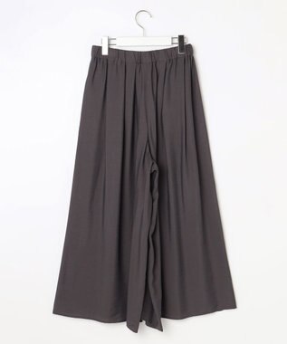 自由区 【セットアップ対応・接触冷感・UVケア・洗える】エアリーツイルキュロット パンツ バーント