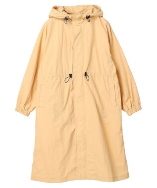 Green Parks フーデットロングコート Orange