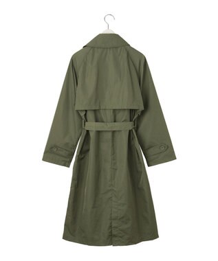 MOONBAT 【撥水】LIGNAGGIO ベルト付トレンチコート カーキー