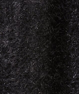 ICB L ルレックスヘアリージャカード ナロースカート ブラック系