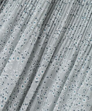 ANY SIS 【洗える】クリスタルプリーツフラワー スカート ミント系