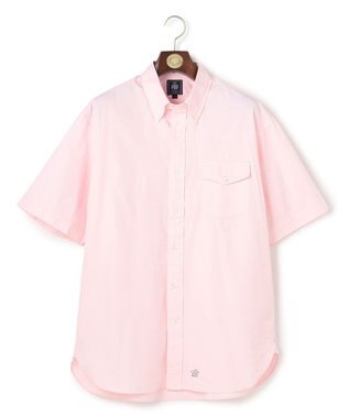 J.PRESS MEN 【J.PRESS ORIGINALS】【UNISEX】Oxford Half Sleeve Shirt / B.D. / Baggy-Fit ピンク系