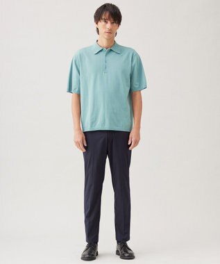 UNFILO MENS スゴ機能美 ニット ポロシャツ【ギフトにもおすすめ】 スモーキーグリーン