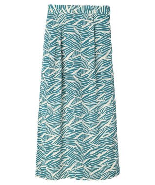 Green Parks ＫＢＦ　アフリカ柄スカート Blue Green
