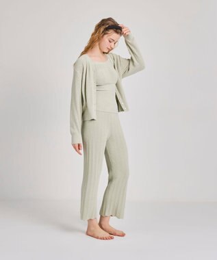 une nana cool とろみ素材がここちよいカーディガン　ｍｏｉ　ｒｏｏｍ（モアルーム） オリーブ