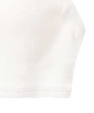 earth music&ecology アシメショルダーショートキャミソール Off White