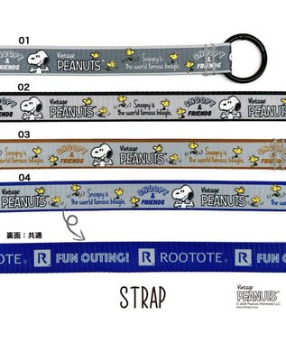 ROOTOTE 8459【スヌーピー】IP.ルーショッパーミッド.ピーナッツ-0P 01：スマイル