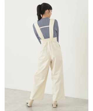 earth music&ecology ２ｗａｙハイウエストパンツ Ivory