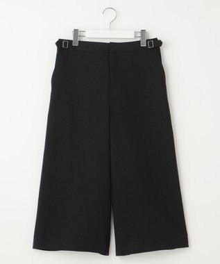 J.PRESS LADIES S 【WEB限定カラーあり・洗える】ツムギート flannel キュロット パンツ ブラック系