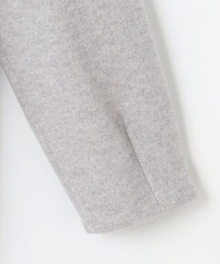 J.PRESS LADIES ニードルパンチ カーディガン ライトグレー系