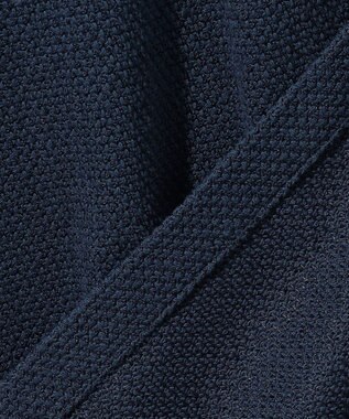 JOSEPH ABBOUD 【キングサイズ・JAPANファブリック・ストレッチ】ラッセルメッシュ 半袖シャツ ネイビー系