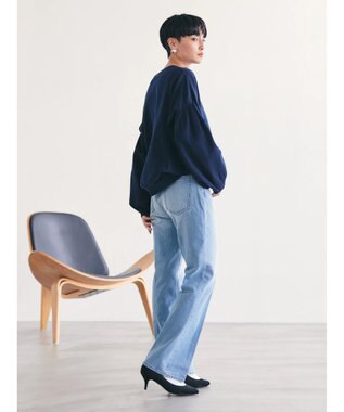 AMERICAN HOLIC 袖ボリュームニットプルオーバー Off White