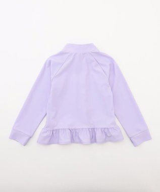 ANY KIDS 【UVカット】フリルラッシュガード ラベンダー