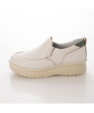 ing <ing>【サスティナブル】厚底スリッポンスニーカー ホワイト