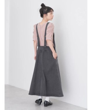 earth music&ecology デニムジャンスカ Black