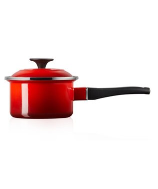 YAMATO テーブル＆キッチン 【ル・クルーゼ】EOS ソースパン 14cm  チェリーレッド レッド