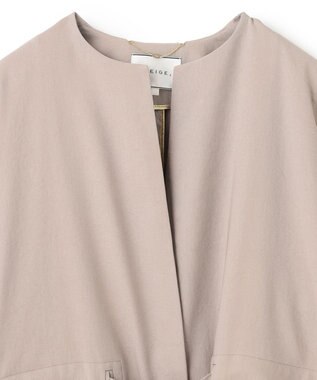 BEIGE， MARIE / ノーカラーコート Taupe