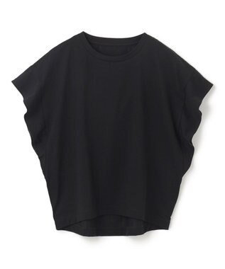 UNFILO フレアスリーブ Tシャツ ブラック