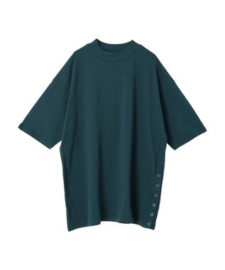 CRAFT STANDARD BOUTIQUE モックネックリングドットチュニック Green