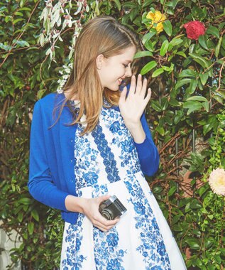 TOCCA 【消臭＆洗える！】HEPATICA GARDEN ドレス ブルー系7