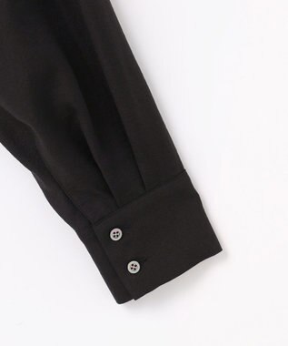 組曲 S 【加藤ローサさん着用】アンティークオーガンフリル ブラウス ブラック系