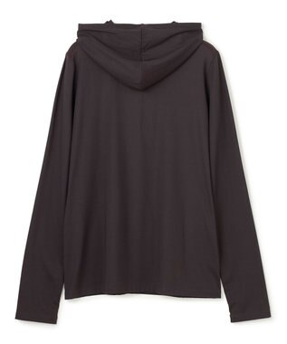 UNFILO ラッシュガード スナップフーディ チャコールブラウン