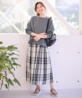 ANY 【洗濯機可】ダンボールプルオーバー チャコール