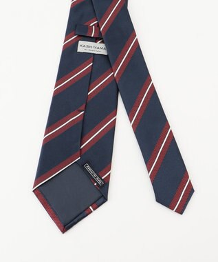 KASHIYAMA KASHIYAMAオリジナル【JAPAN MADE】レジメンタルネクタイ レッド