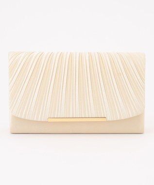 ANY SIS 【2WAY】ギャザープリーツパーティ バッグ シャンパン