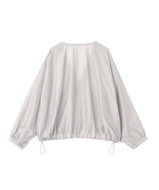 Green Parks シアーＺＩＰＶネックブルゾン Gray