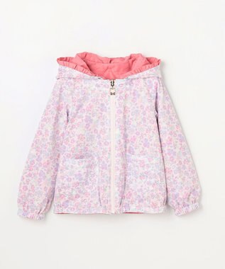 ANY KIDS 【フード取り外し/洗濯機可能】撥水加工リバーシブルゾン ピンク