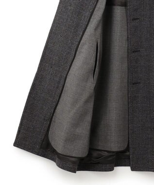 J.PRESS MEN 【J.PRESS Original Fabric for CUBA BEACH】ツイードバルカラーコート グレー系3