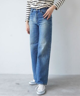 caqu modern baggy ワイドシルエットデニムパンツ USED WASH 3years