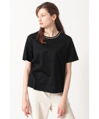 DAKS ミニハウスチェック襟 Tシャツ