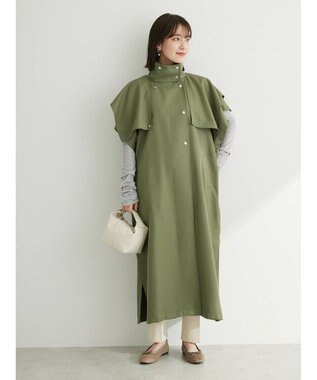 Green Parks ・ＥＬＥＮＣＡＲＥ　ＤＵＥ　トレンチロングベスト Khaki