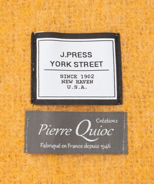 J.PRESS YORK STREET 【UNISEX】【QUIOC】モヘヤマフラー イエロー系