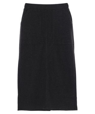 Green Parks 圧縮ポンチＩラインスカート Dark Gray