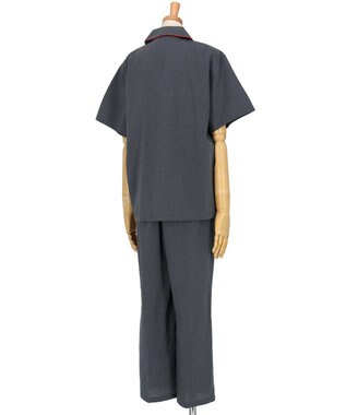 une nana cool 【綿混】アルティメットエアー天竺半袖パジャマ MADE WITH LIBERTY FABRIC LG