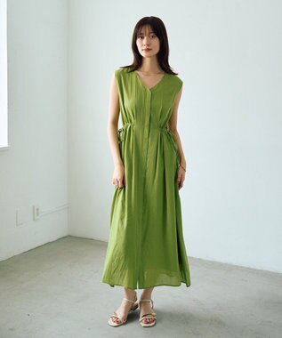 YECCA VECCA ドライタッチシアードロストワンピース