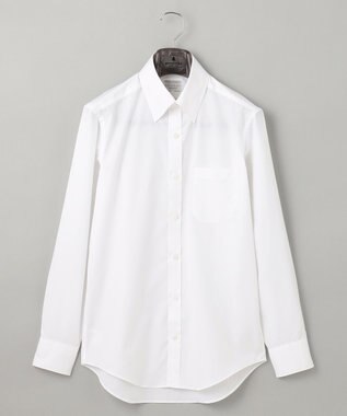 GOTAIRIKU 【形態安定】PREMIUMPLEATS_スナップダウン 通年ドレスシャツ ホワイト系