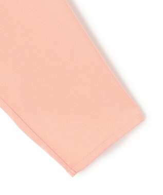 23区 L 【洗える】サテン ロングスリーブ Tシャツ ライトオレンジ系