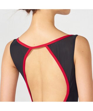 Chacott 【MADOKA SUGAI】ノースリーブレオタード ブラック