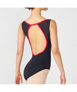 Chacott 【MADOKA SUGAI】ノースリーブレオタード ブラック