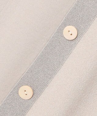 ICB L 【洗える】 ウールテンセルミニブークレ カーディガン トープ系