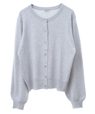 earth music&ecology アンジェリーナラメカーディガン Gray