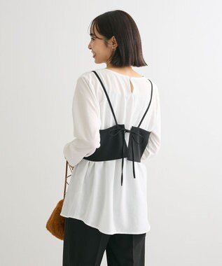 Green Parks ＳＥＴ２点　ビスチェ＋チュニック Black