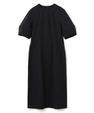 UNFILO FINE MOVE ランタンスリーブワンピース ブラック