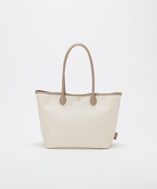 TOPKAPI 【Breath TOPKAPI】RIPPLE リプル レザーハンドル A4 トートバッグ アイボリー